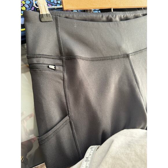 Patagonia Leggings Black Yoga Activewear Pants Pockets Stretch Athletic Size L - Picture 4 of 7